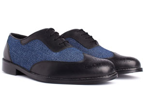 DENIM LEATHER SPECTATOR